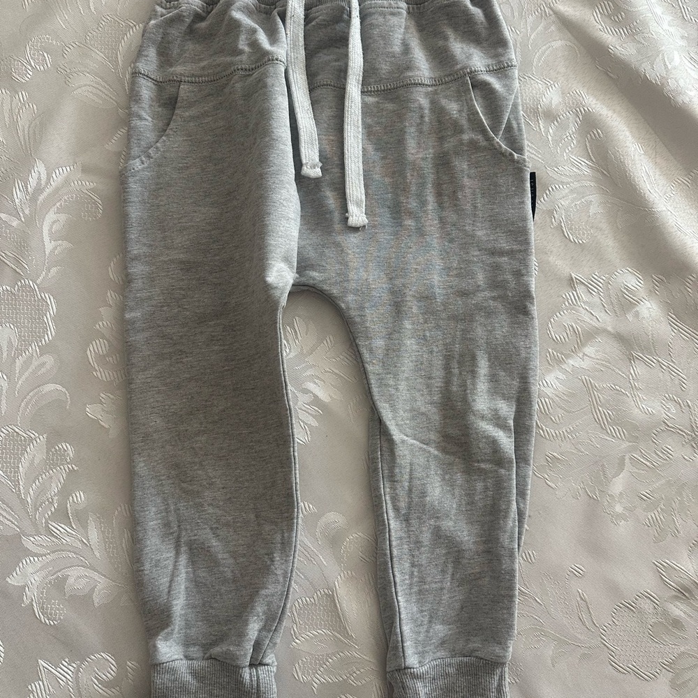 Little Bipsy Light Gray Kids Joggers